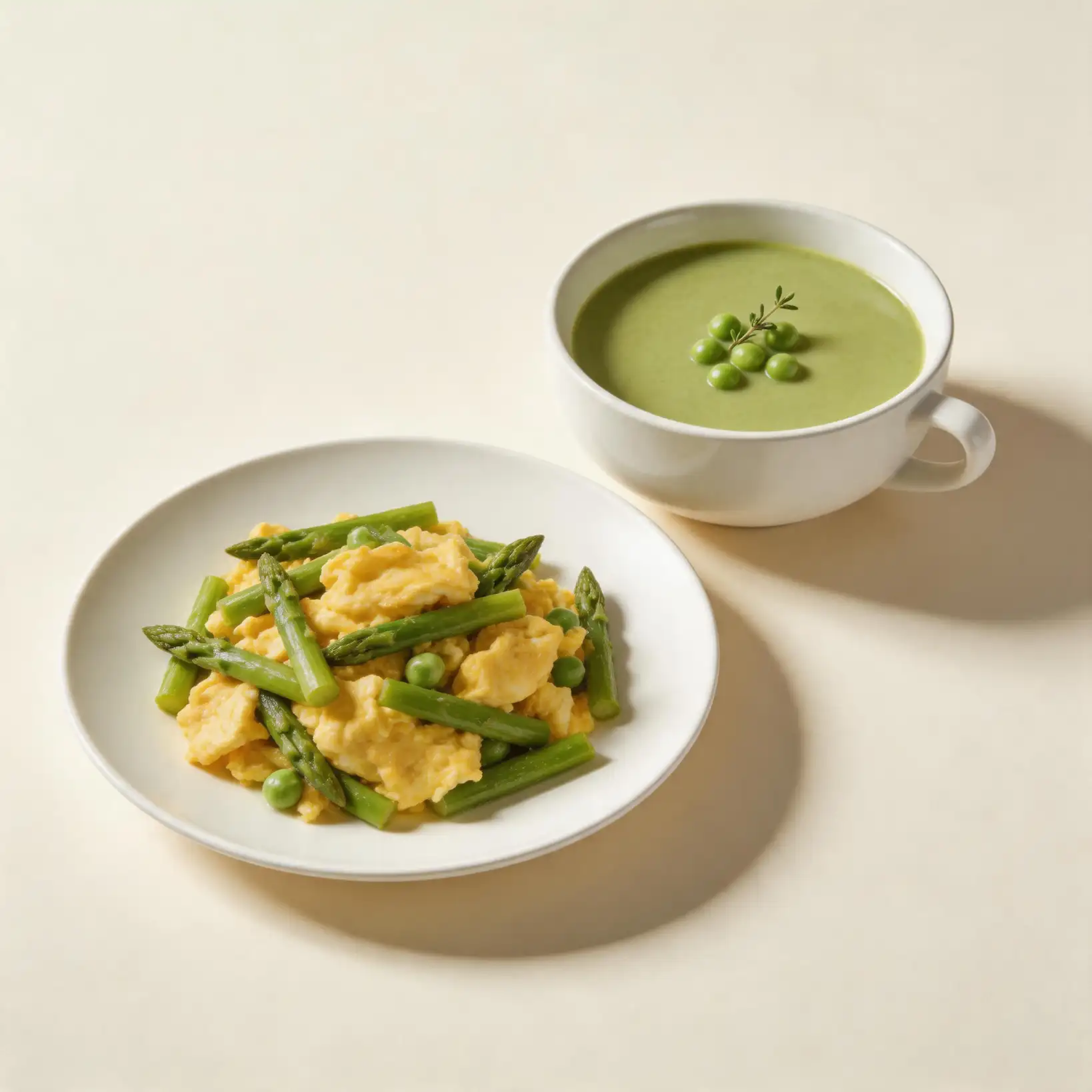 Spring vegetable dishes