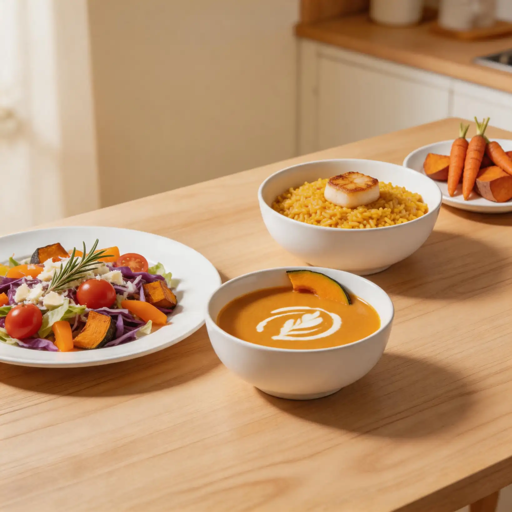 Organized digital recipe collection on tablet