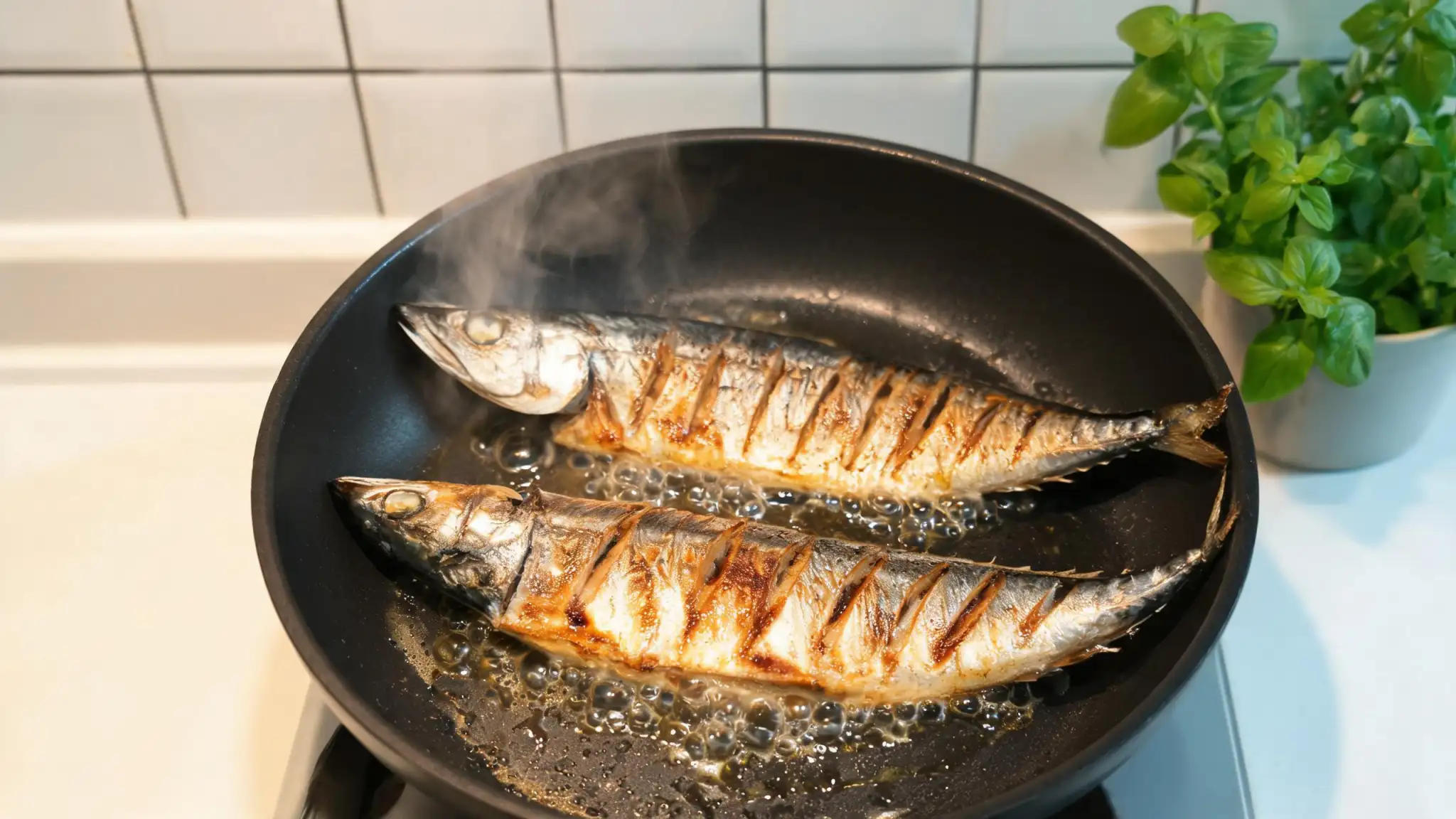 フライパンで焼く秋刀魚の下処理と下味のコツ