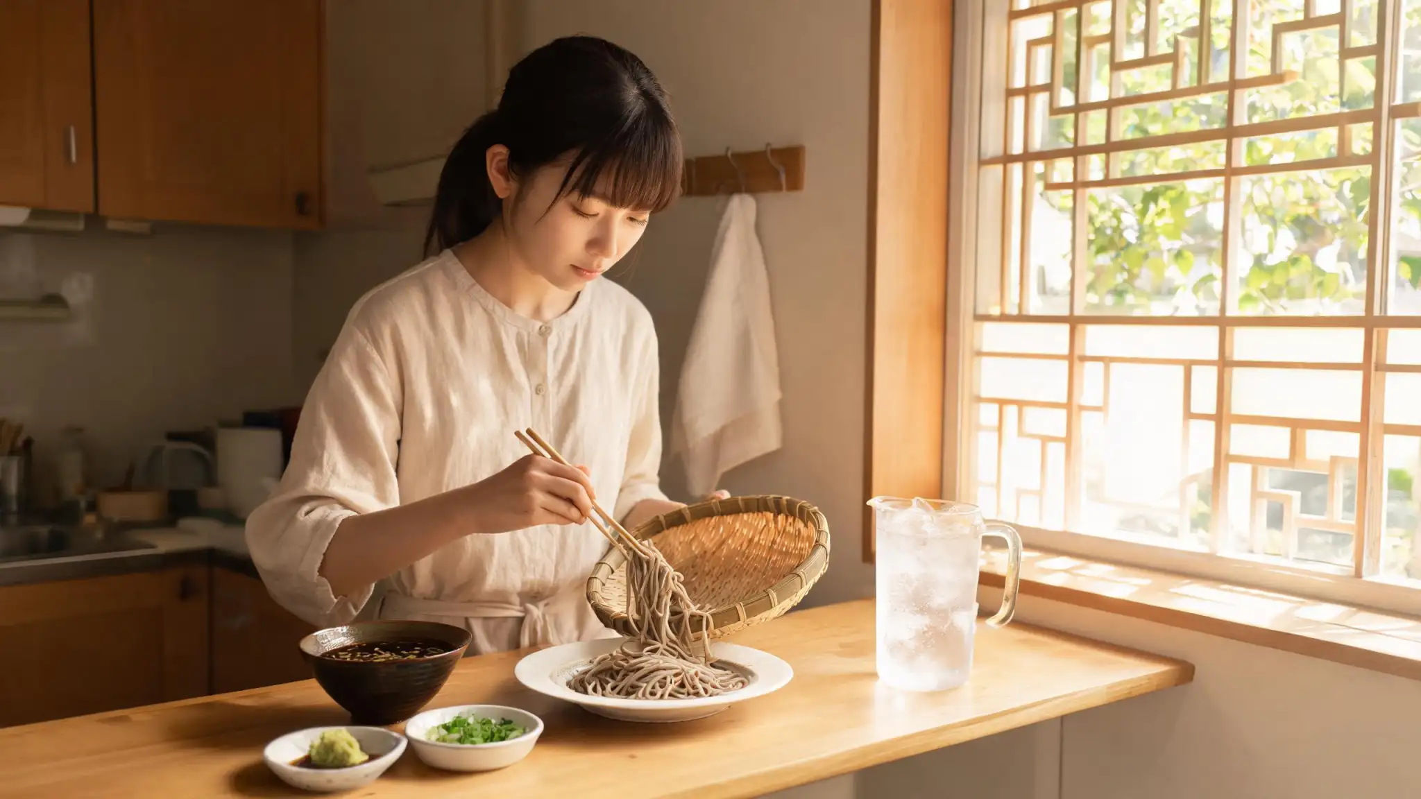 冷やし蕎麦アレンジ