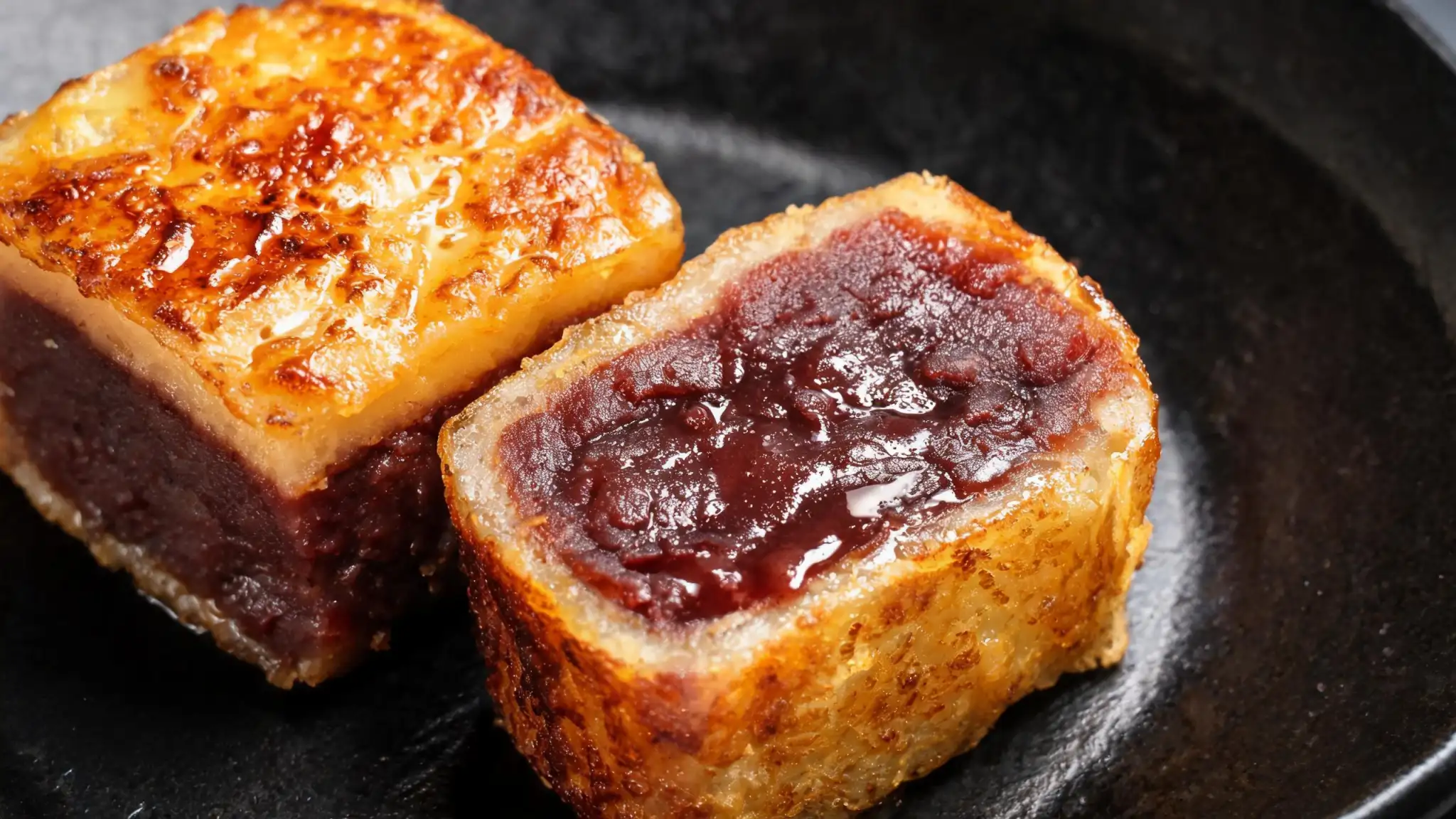 フライパンでバター焼きにした板羊羹の基本の作り方