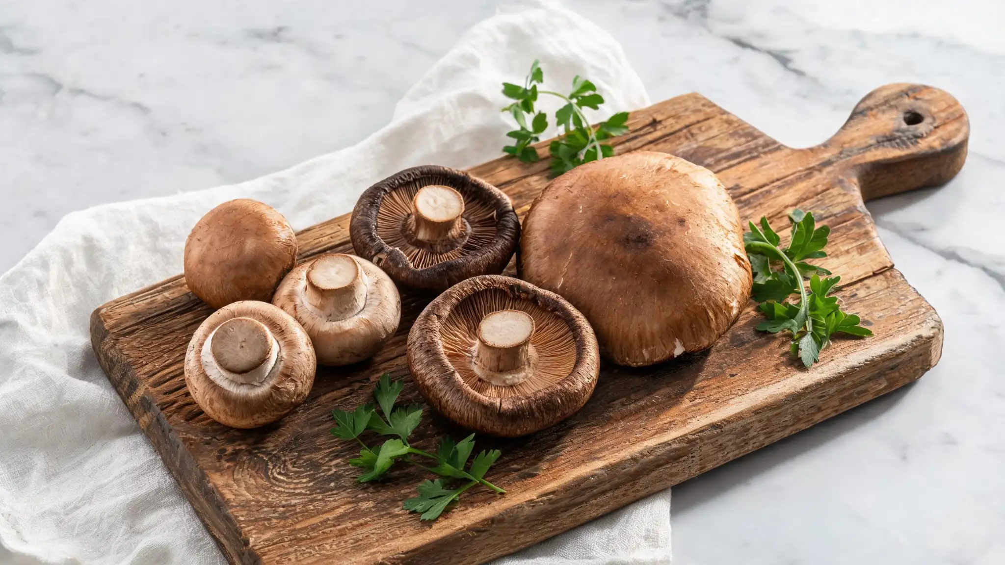 A variety of fall mushroom dishes for cozy dinners