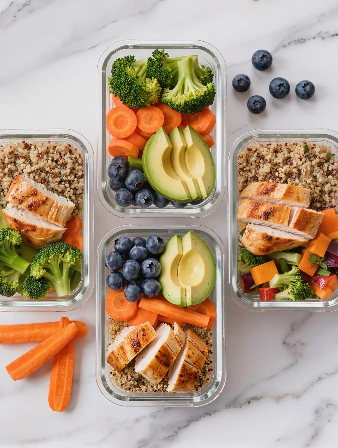 Modern smartphone displaying AI meal planning app interface with budget tracking dashboard