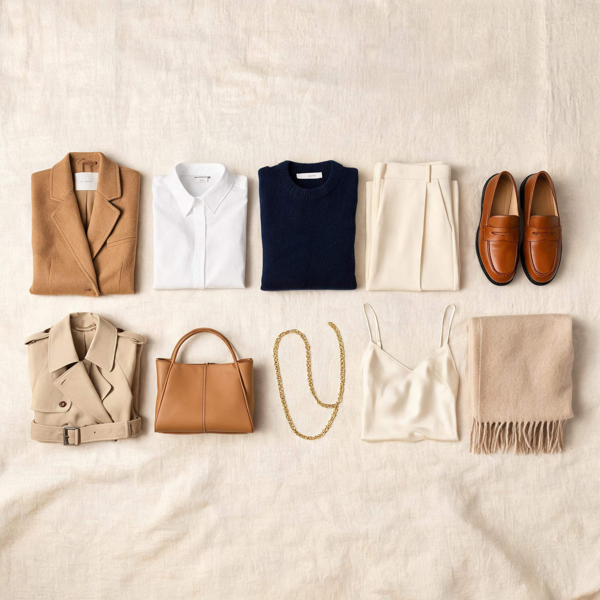 10 foundation pieces for quiet luxury capsule wardrobe