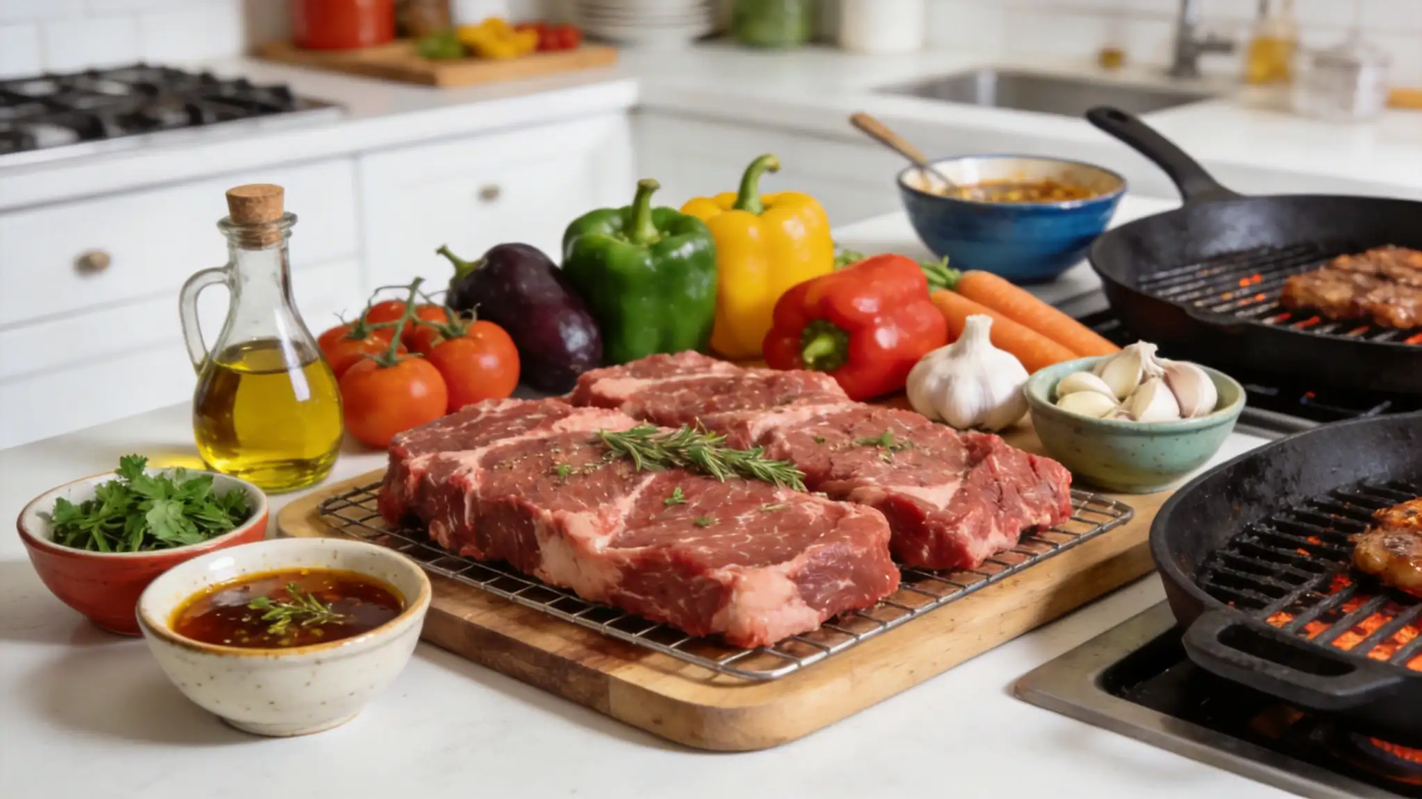Grilled dishes