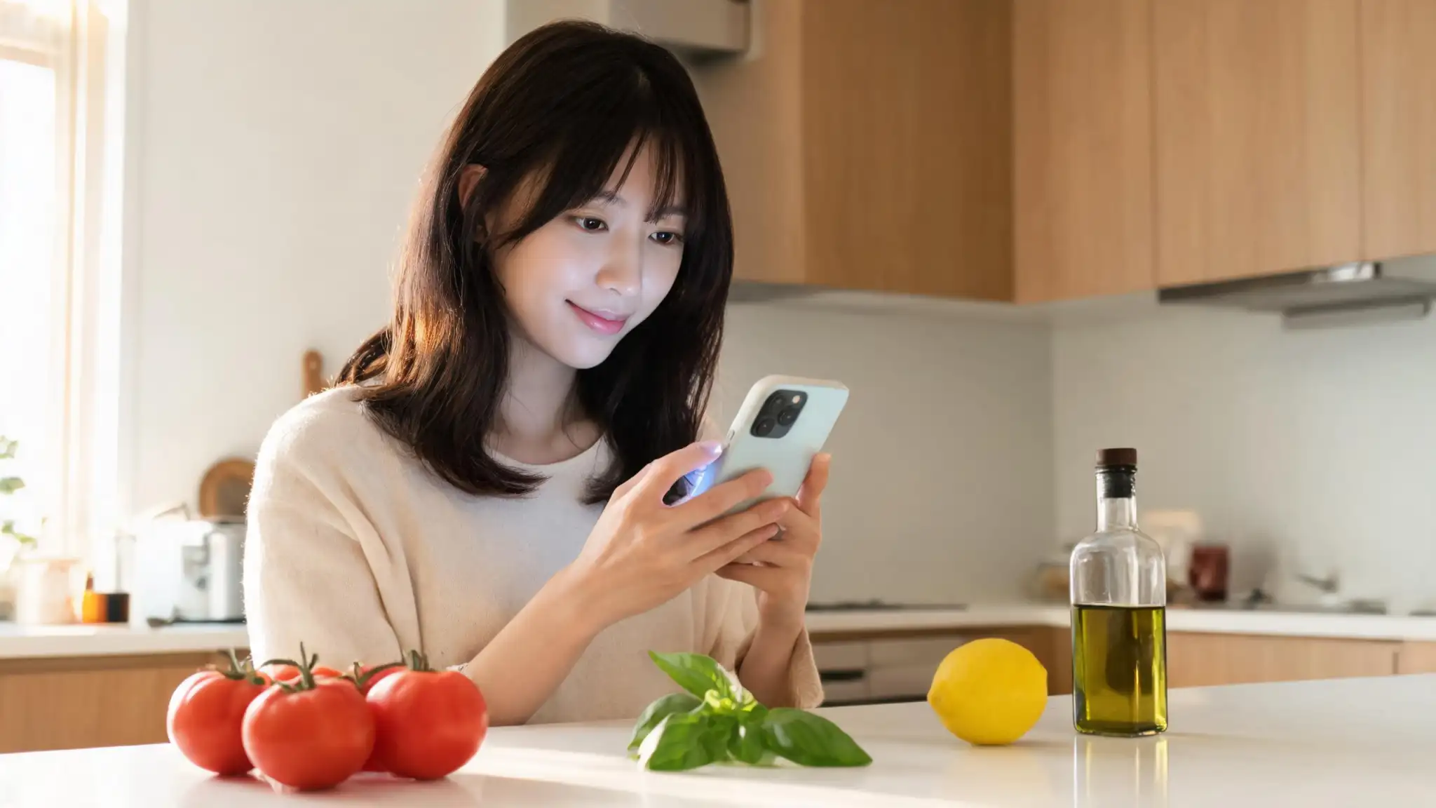 AI献立で冷製パスタ